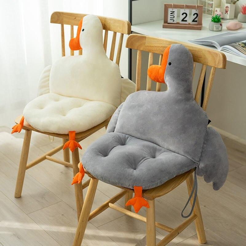 Cojín para silla de oficina con forma de pato