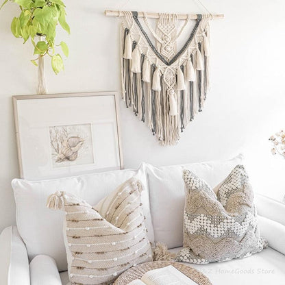 Hand-woven Bohemian Macrame Wall Hanging Tapestry - The Refined Emporium