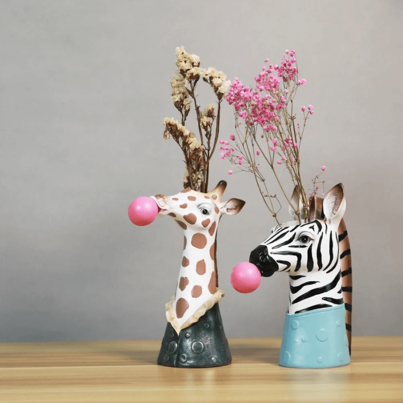 Bubble Gum Animal Flower Vase - The Refined Emporium