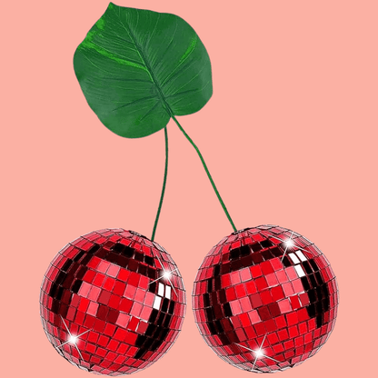 Cherry Disco Ball - The Refined Emporium