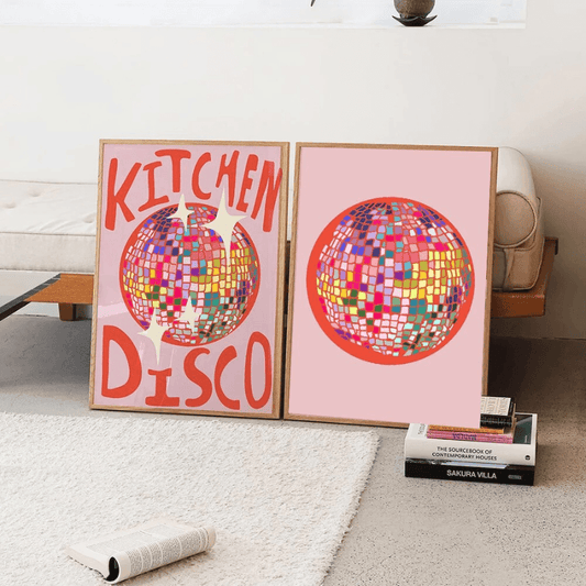 Disco Ball Wall Print - The Refined Emporium
