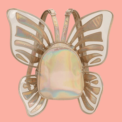 Holographic Butterfly Wings Mini Backpack - The Refined Emporium