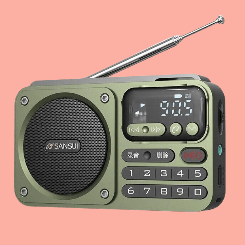 Sansui F28 Retro Radio Wireless Bluetooth Speaker - The Refined Emporium