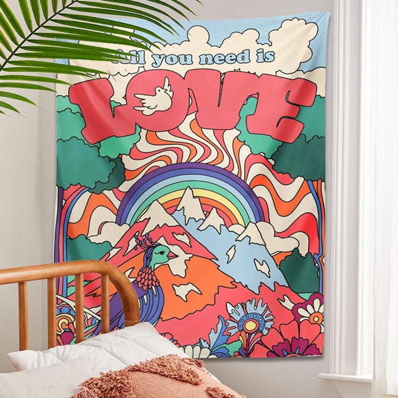 All You Need Is Love Tapestry - The Refined Emporium