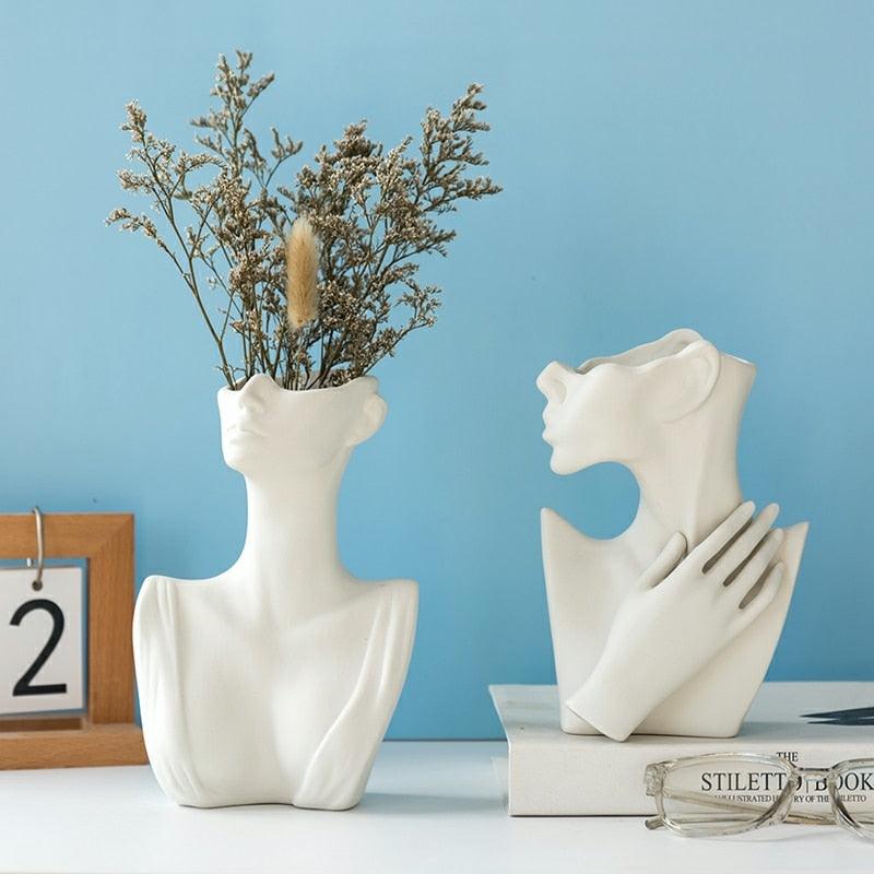 Art Sculpture Ceramic Vase - The Refined Emporium