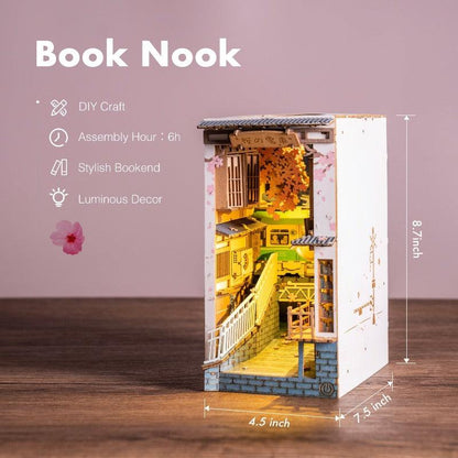 Book Nooks DIY Wooden Miniature - The Refined Emporium