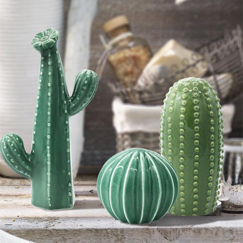 Cactus Ceramic Sculpture - The Refined Emporium