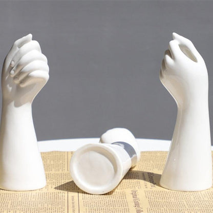 Ceramic Hand Vase - The Refined Emporium