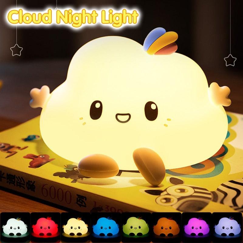 Cloud LED Silicone Rechargeable Night Light - The Refined Emporium