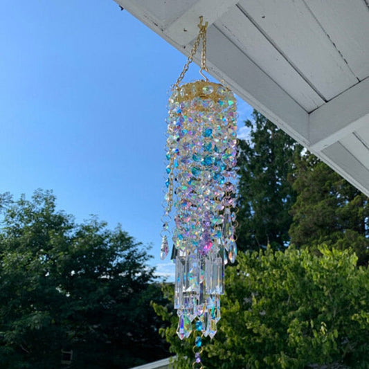 Colorful Crystal Wind Chimes - The Refined Emporium