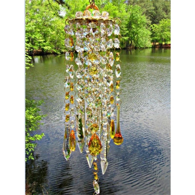 Colorful Crystal Wind Chimes - The Refined Emporium