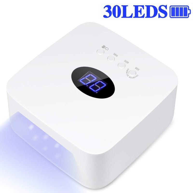 UV Light for Nails, 48W LED Nail Light for Gel Polish, Fast Nail Dryer with  Automatic Sensor, 24 Beads Fast Curing Portable Nail Dryer, Timer Setting,  Fingernail and Toenail, White - Walmart.com