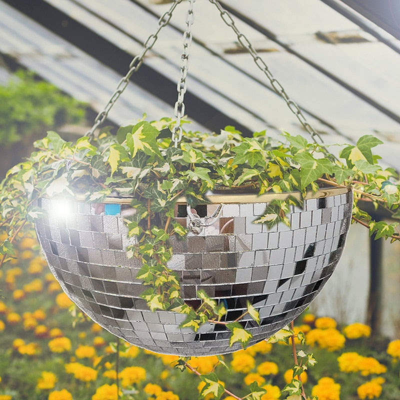 Disco Ball Flower Planter Pots - The Refined Emporium