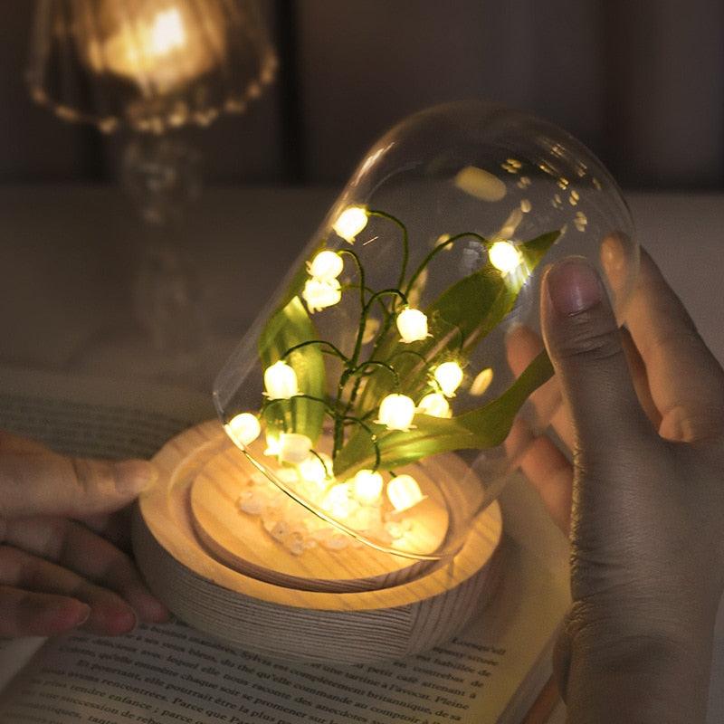 DIY Bell Orchid Night Light Handmade - The Refined Emporium