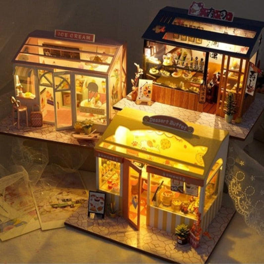 DIY Building Miniature Shop Kit - The Refined Emporium