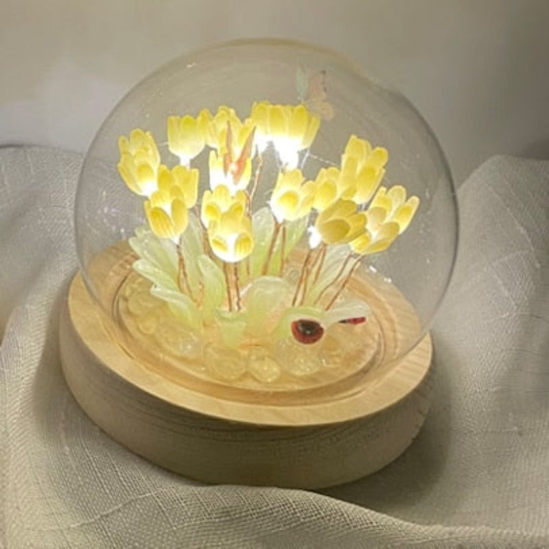 DIY Handmade Tulip LED Night Light - The Refined Emporium