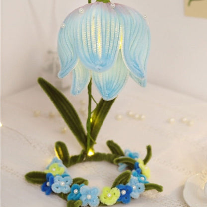 DIY Lily Of The Valley Table Lamp - The Refined Emporium