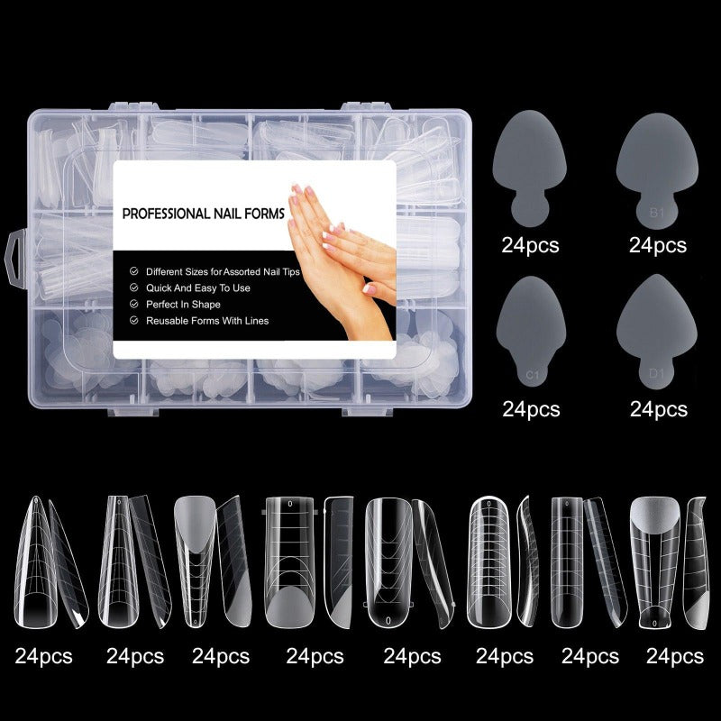 Dual Form Set for French Manicure Square and Almond - The Refined Emporium