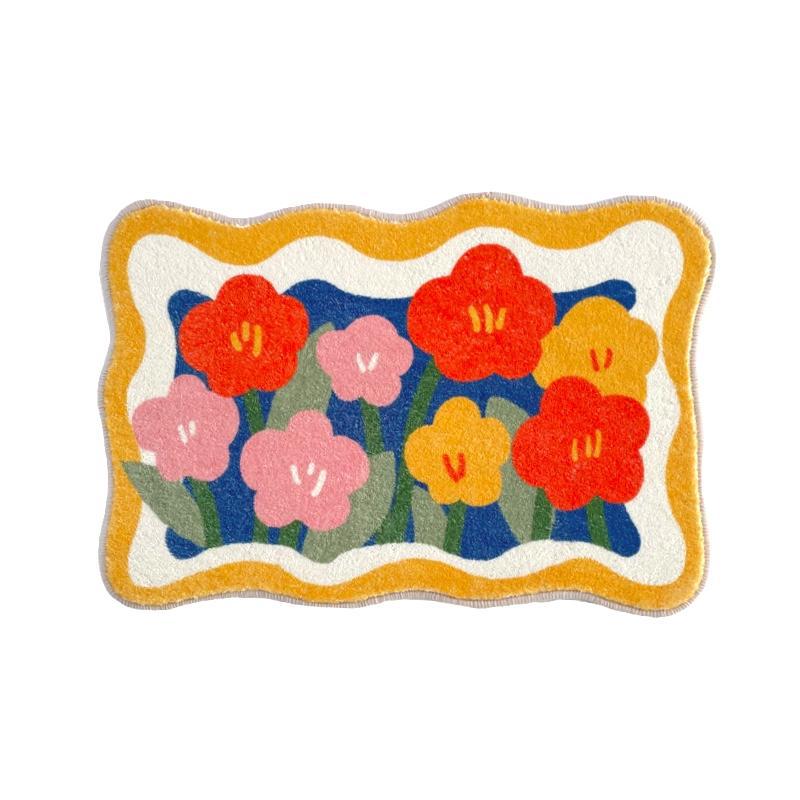Flower Tulip Carpet Soft - The Refined Emporium