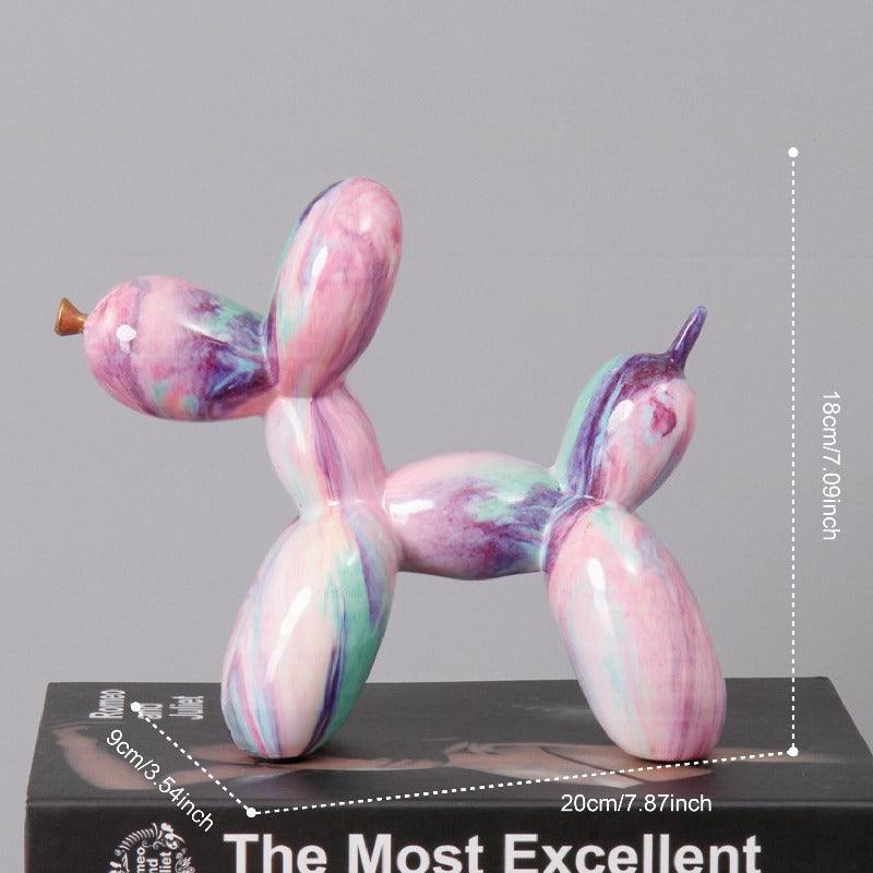 Fluid Graffiti Balloon Dog Sculpture - The Refined Emporium