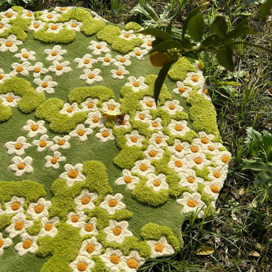 Garden Flowers Wool Carpet - The Refined Emporium