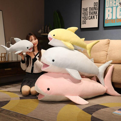 Giant Open Mouth Whale Plush Toy - The Refined Emporium