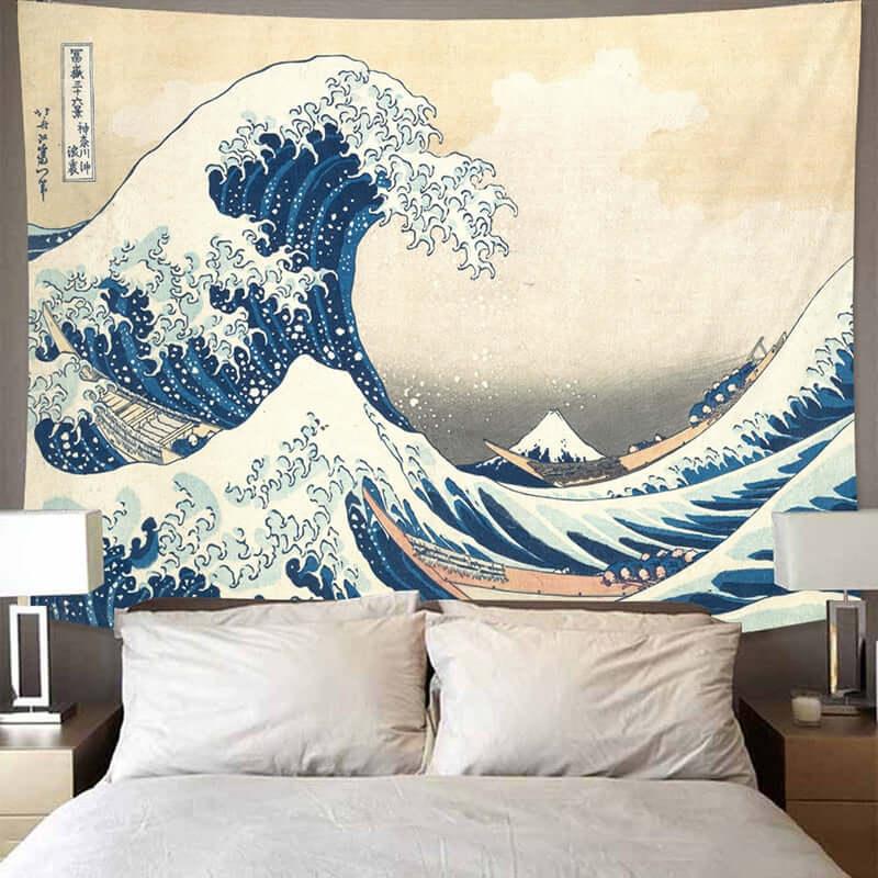 Great Waves Tapestry - The Refined Emporium