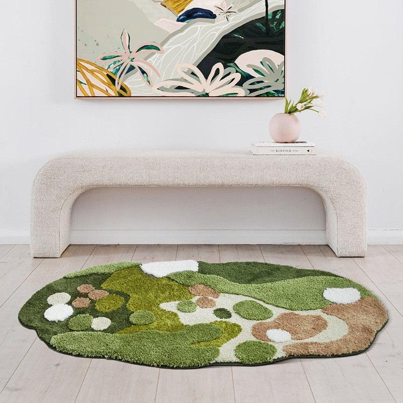 Green Forest Moss Carpet - The Refined Emporium