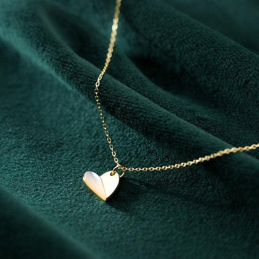 Heart Pendant Necklace Sterling Silver - The Refined Emporium