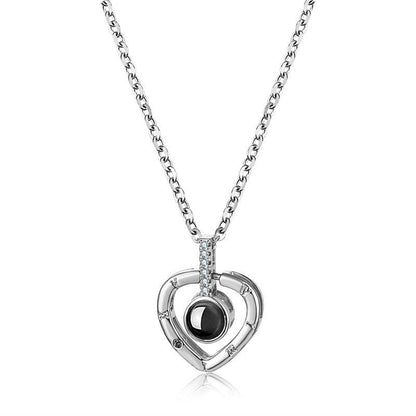 I Love You Projection Pendant Necklace - The Refined Emporium