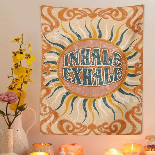 Inhale Exhale Tapestry - The Refined Emporium