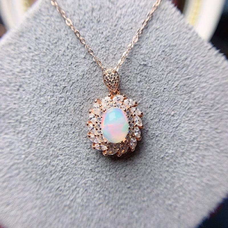 Natural Opal Jewelry Set - The Refined Emporium