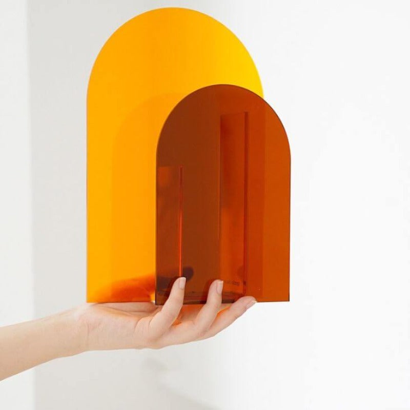 Orange Tones Irregular Arch Vase - The Refined Emporium