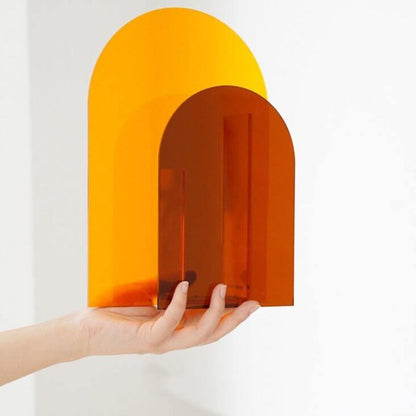 Orange Tones Irregular Arch Vase - The Refined Emporium