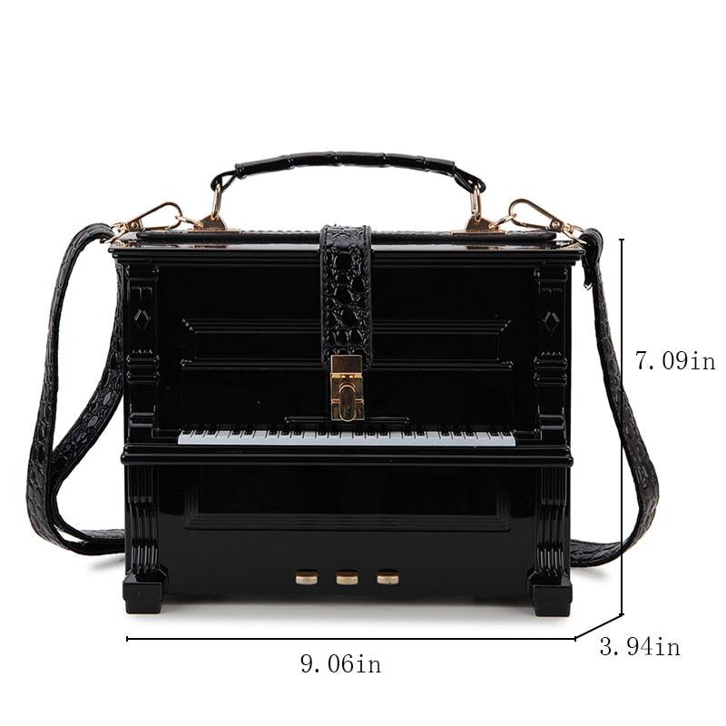 Piano Acrylic Purses and Handbags - The Refined Emporium