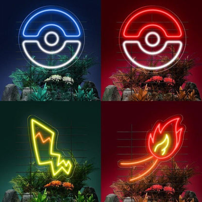 Pokémon Neon Signs - The Refined Emporium