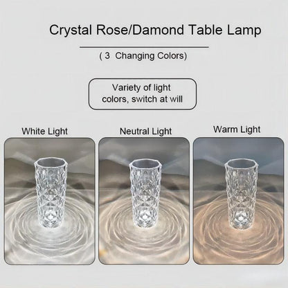 Rose Diamond Table Lamp - The Refined Emporium