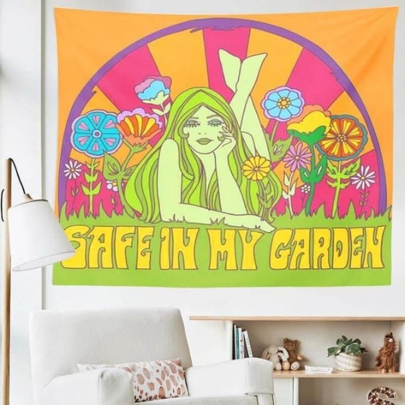 Safe In My Garden Tapestry - The Refined Emporium