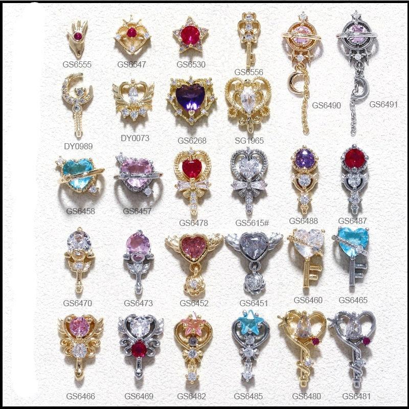 Sailor Moon Nail Art Charms Jewelry - The Refined Emporium