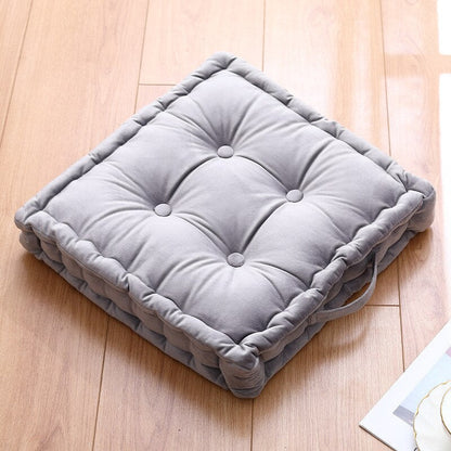 Solid Velvet Chair Pad Decorative Pillows - The Refined Emporium