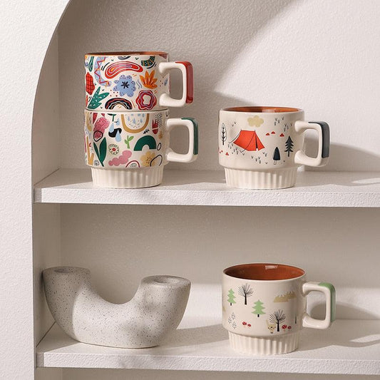 Stackable Ceramic Coffee Mug - The Refined Emporium