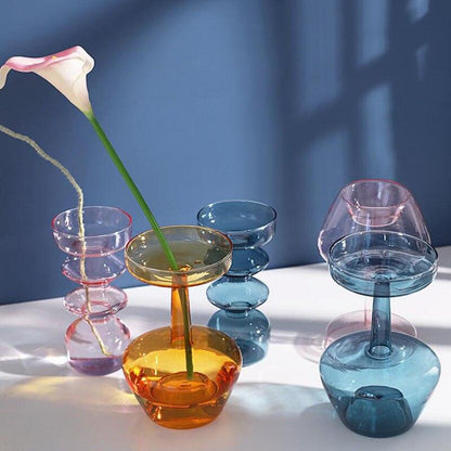 Transparent Hydroponic Flower Vase - The Refined Emporium