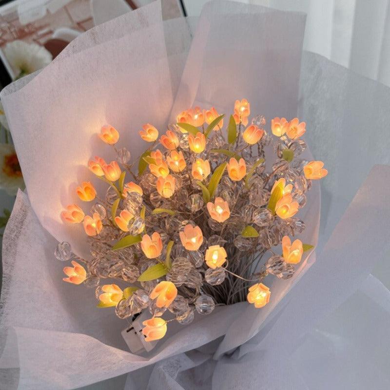 Букет из тюльпанов своими руками - YouTube | Букет из тюльпанов, Букет, Самодельные цветы