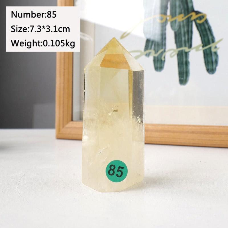 Yellow Quartz Citrine Crystal Tower - The Refined Emporium